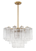 Addis 22'' Aged Brass Chandelier