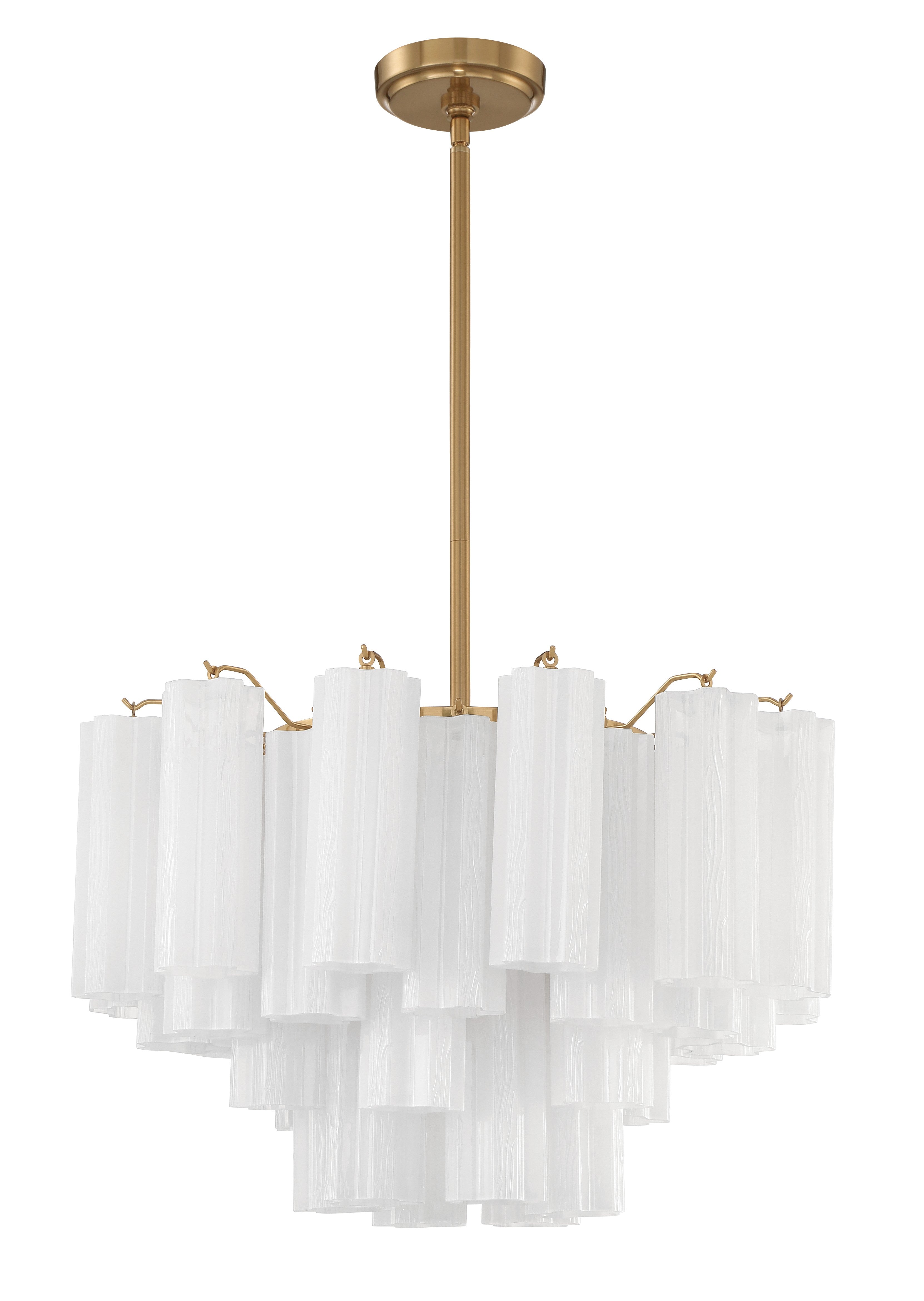 Addis 22'' Aged Brass Chandelier