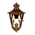 CopperSmith Adam Street 41 Electric Lantern Wall Sconce in Antique Copper